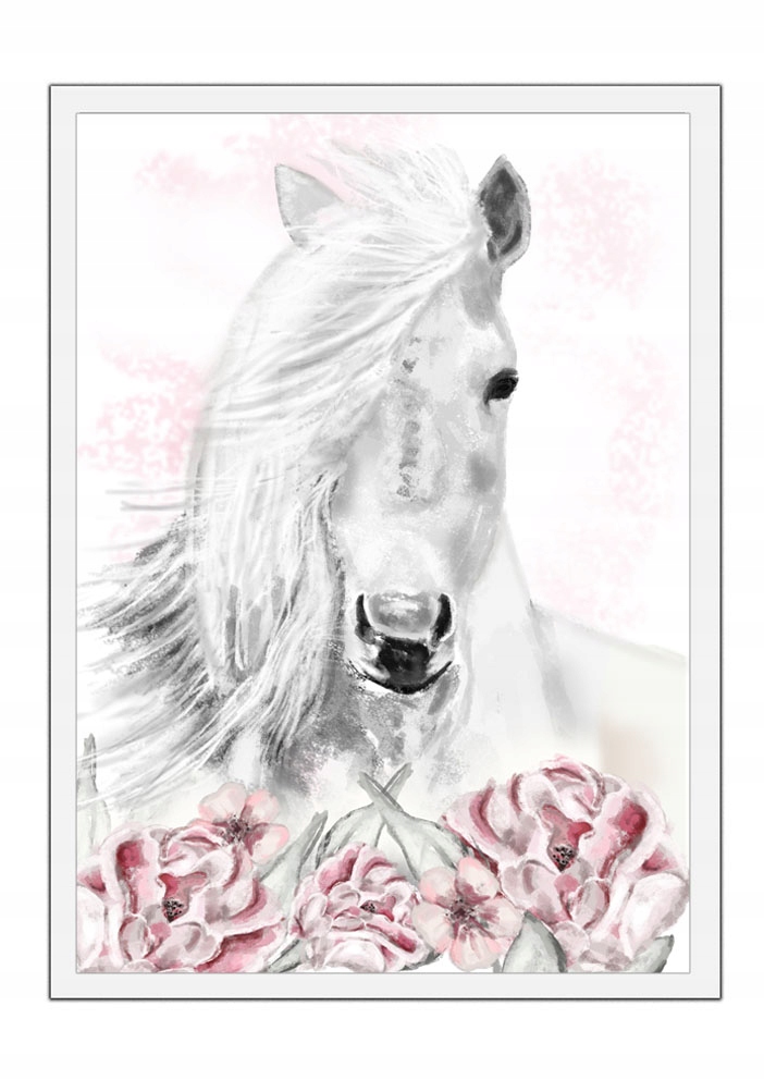 

Plakat obrazek ramka koń lis sarna królik 30x40