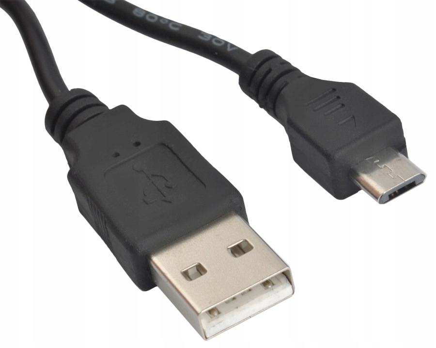 

Kabel 2in1 micro Usb 80cm ładowanie + transfer