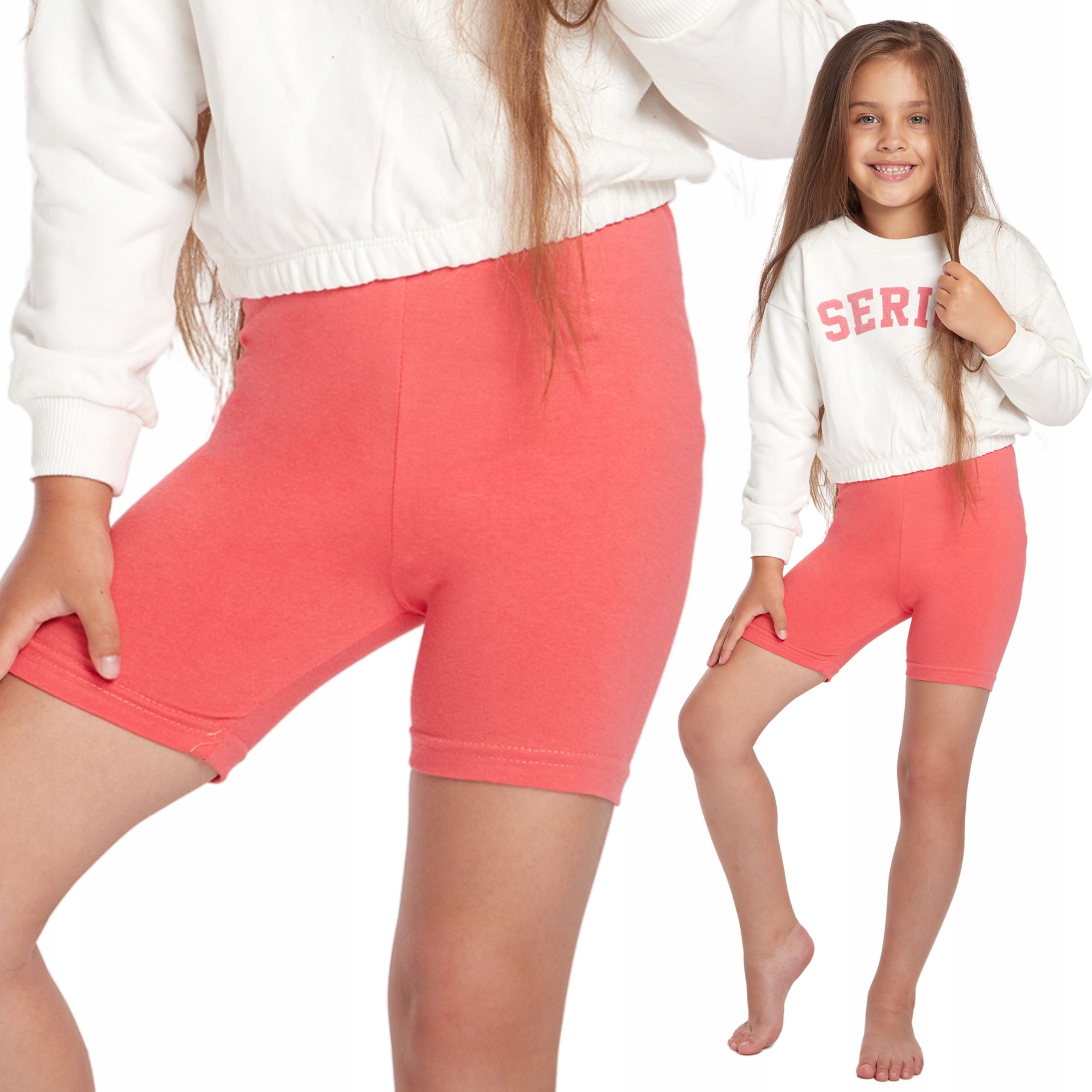 

Dziewczęce Legginsy 1/2 Krótkie Szorty Kolarki