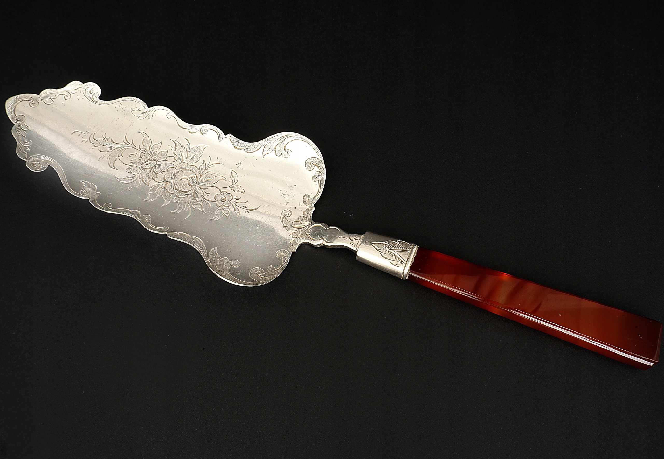 Holandia - SREBRNA ŁOPATKA DO CIASTA