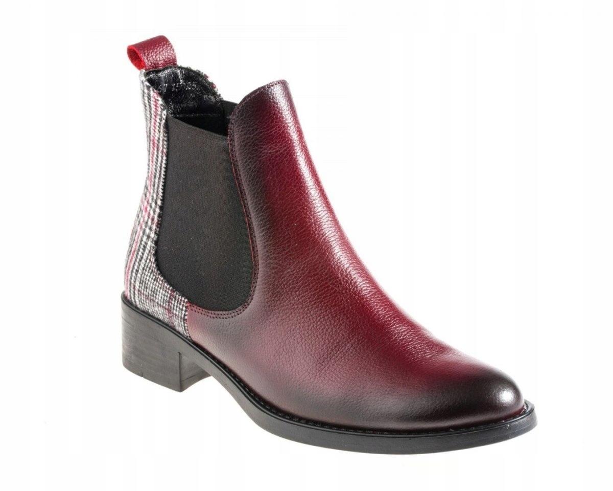 Botki Maciejka 03867-23/00-3 Bordo r.40