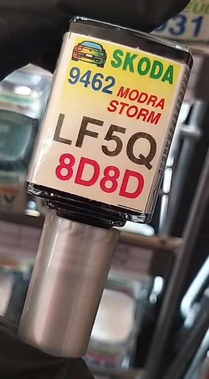 Zaprawka do rys 10ml SKODA 9462 LF5Q 8D GRANATOWA STORM