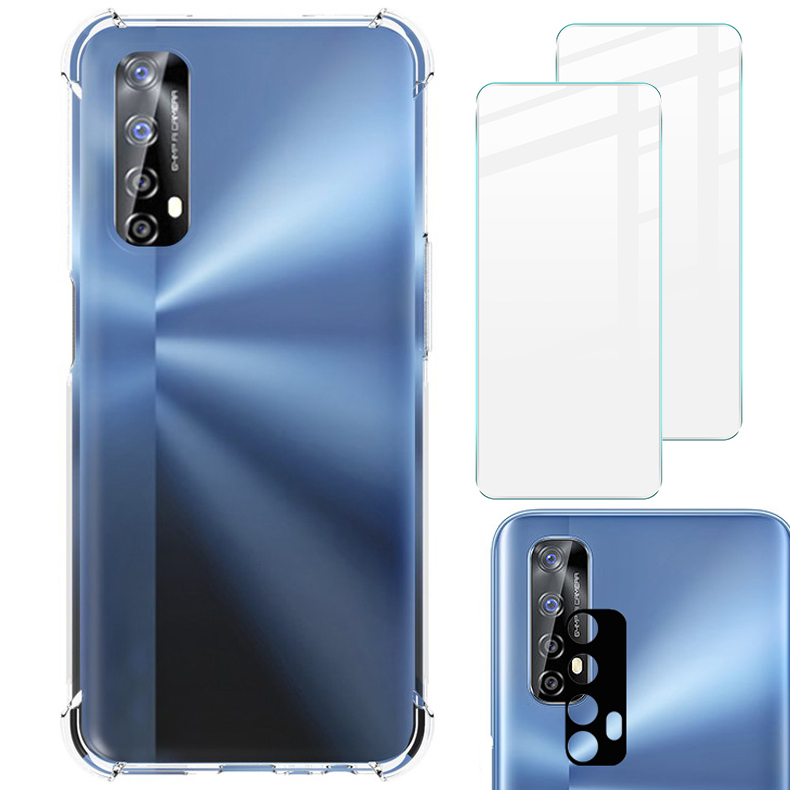 

Etui 2x szkło aparat Bizon do Realme 7