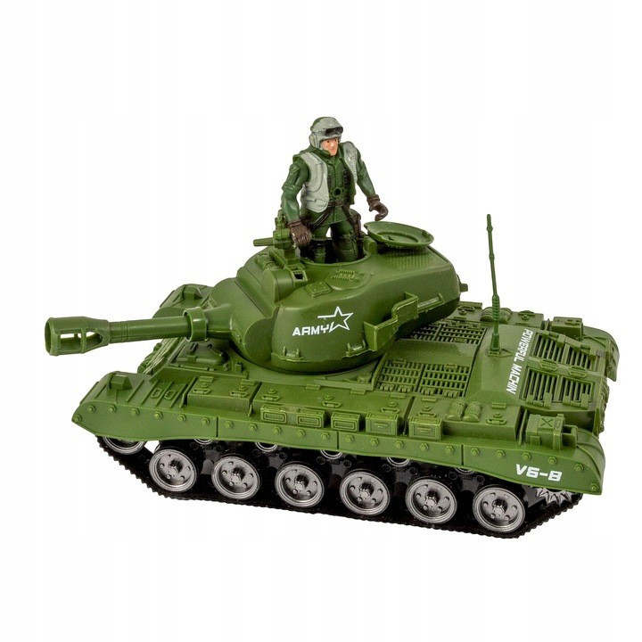 Czołg z żołnierzem zestaw pojazd wojskowy wojsko Marka Anek