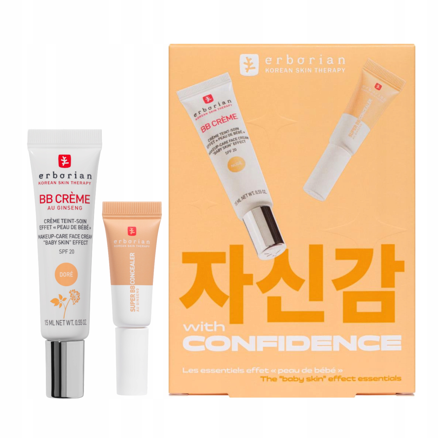 Erborian s kondenzačním setem pro miminko a dětskou pokožku – sada na líčení obličeje Dore