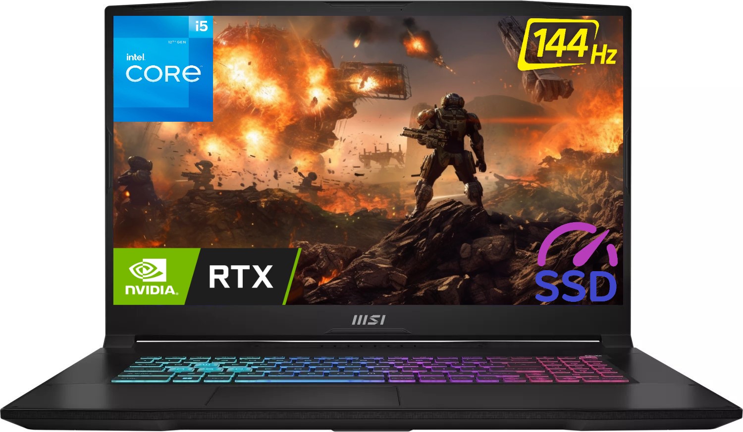 Msi Katana 17 B12UCRK-1054PL i5-12450H 17,3 16GB 1000GB Win11 Rtx 3050