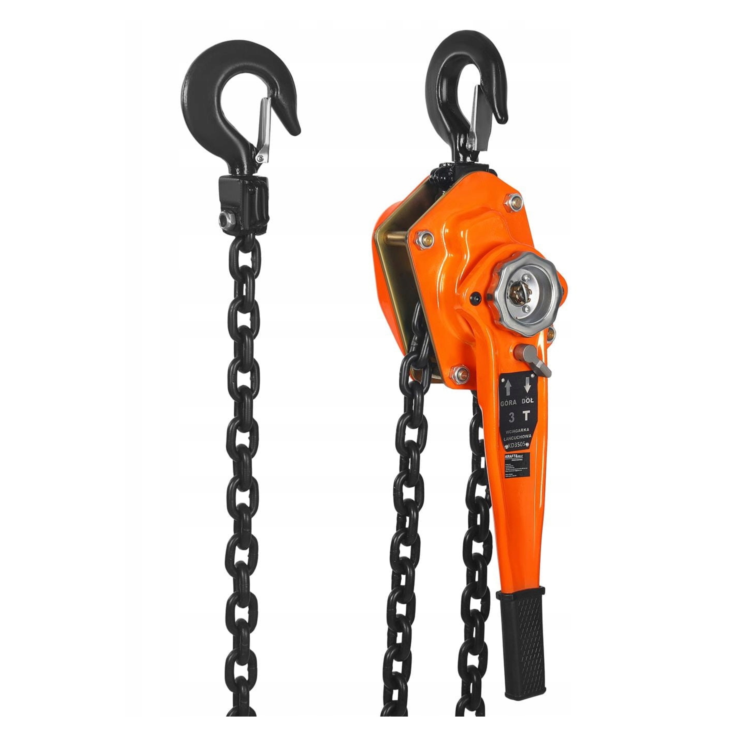Ruční řetězový naviják 3 tuny 3 metry Kraft&Dele