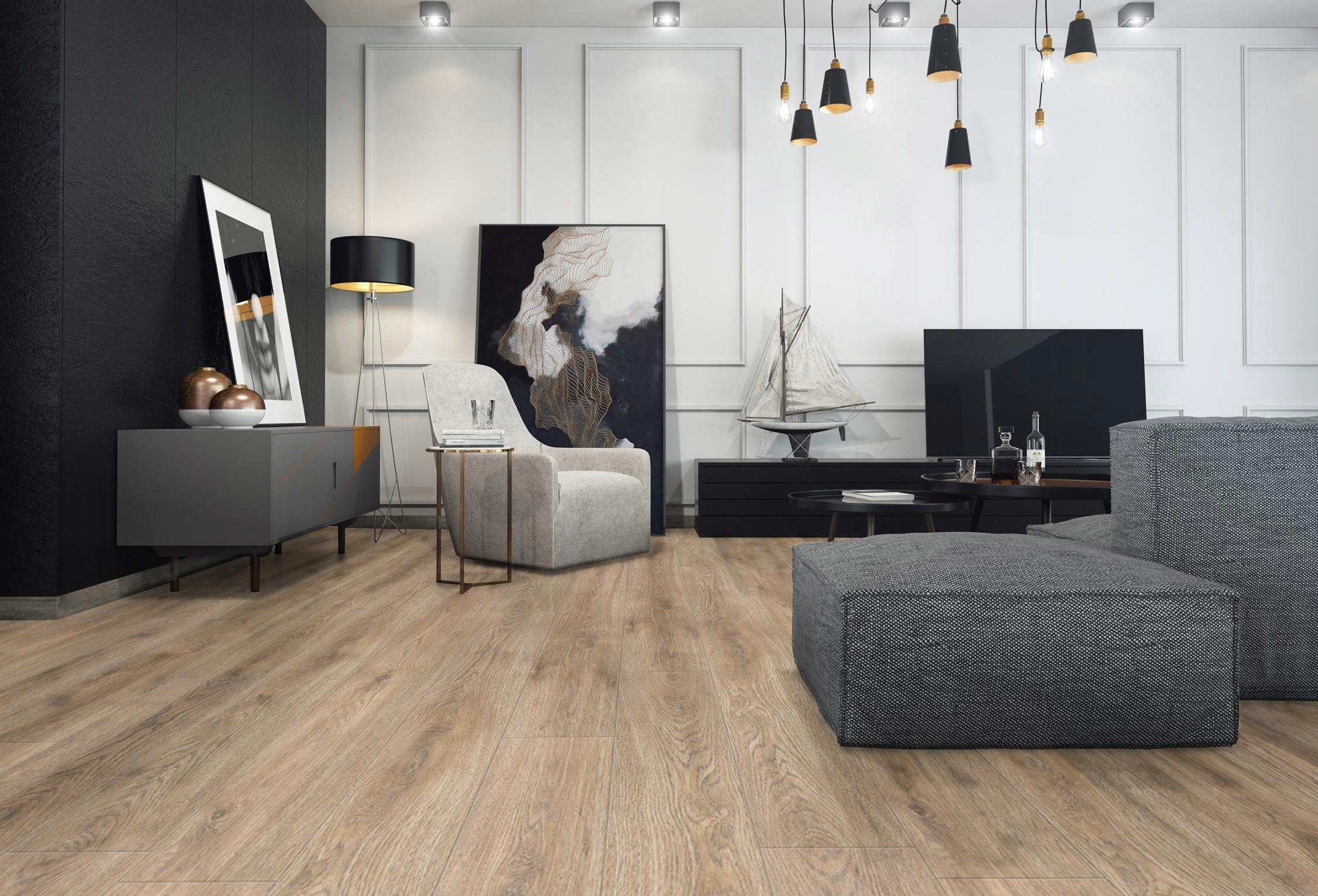 Panele podłogowe DĄB GRENADA 535 EXPERT 1,32m2 Rodzaj panele laminowane