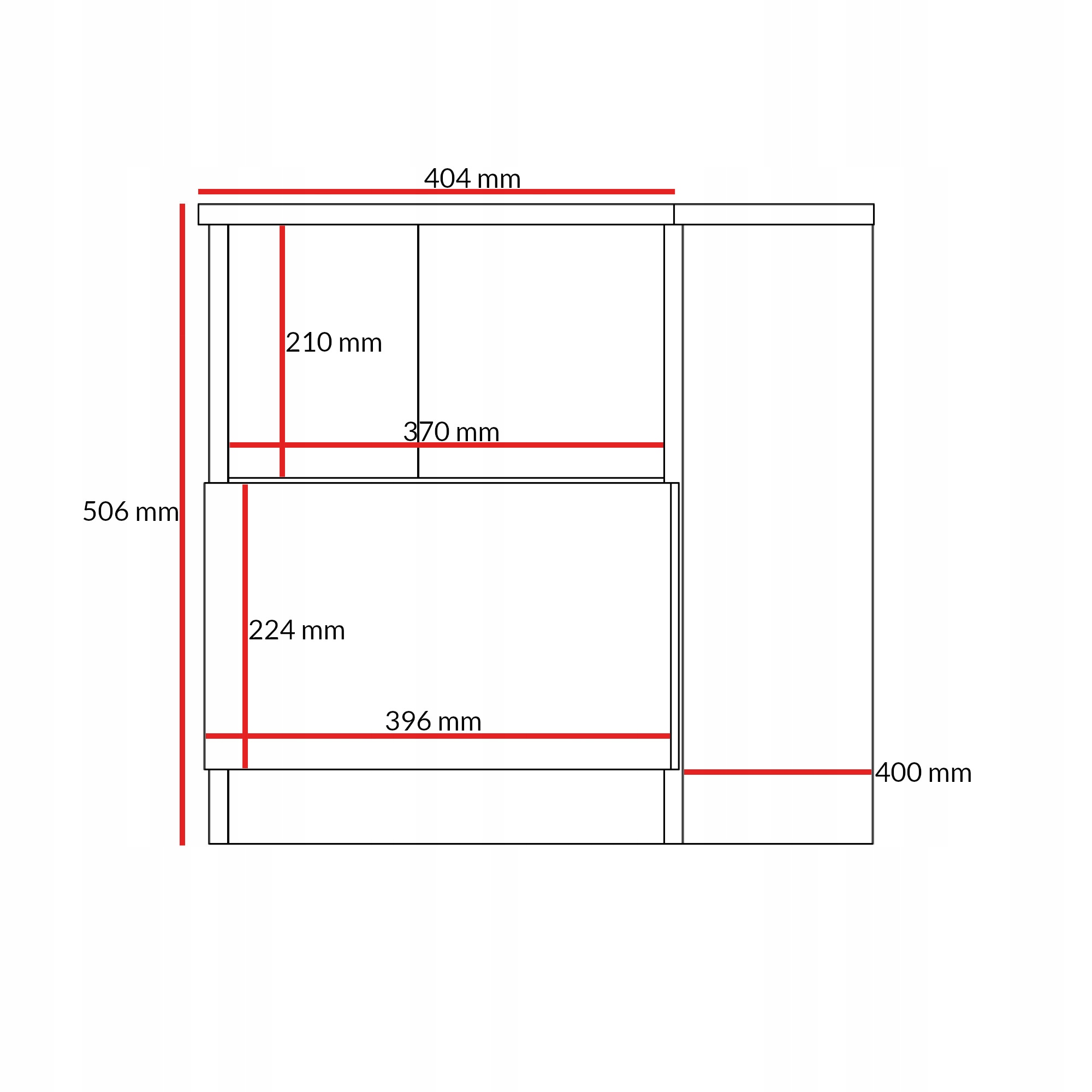 Szafka nocna młodzieżowa z szufladą Billz 40 Kaszmir/Dąb Cremona