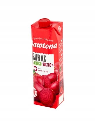 Levně 10 x šťáva z červené řepy s jablkem 1 l Dawtona