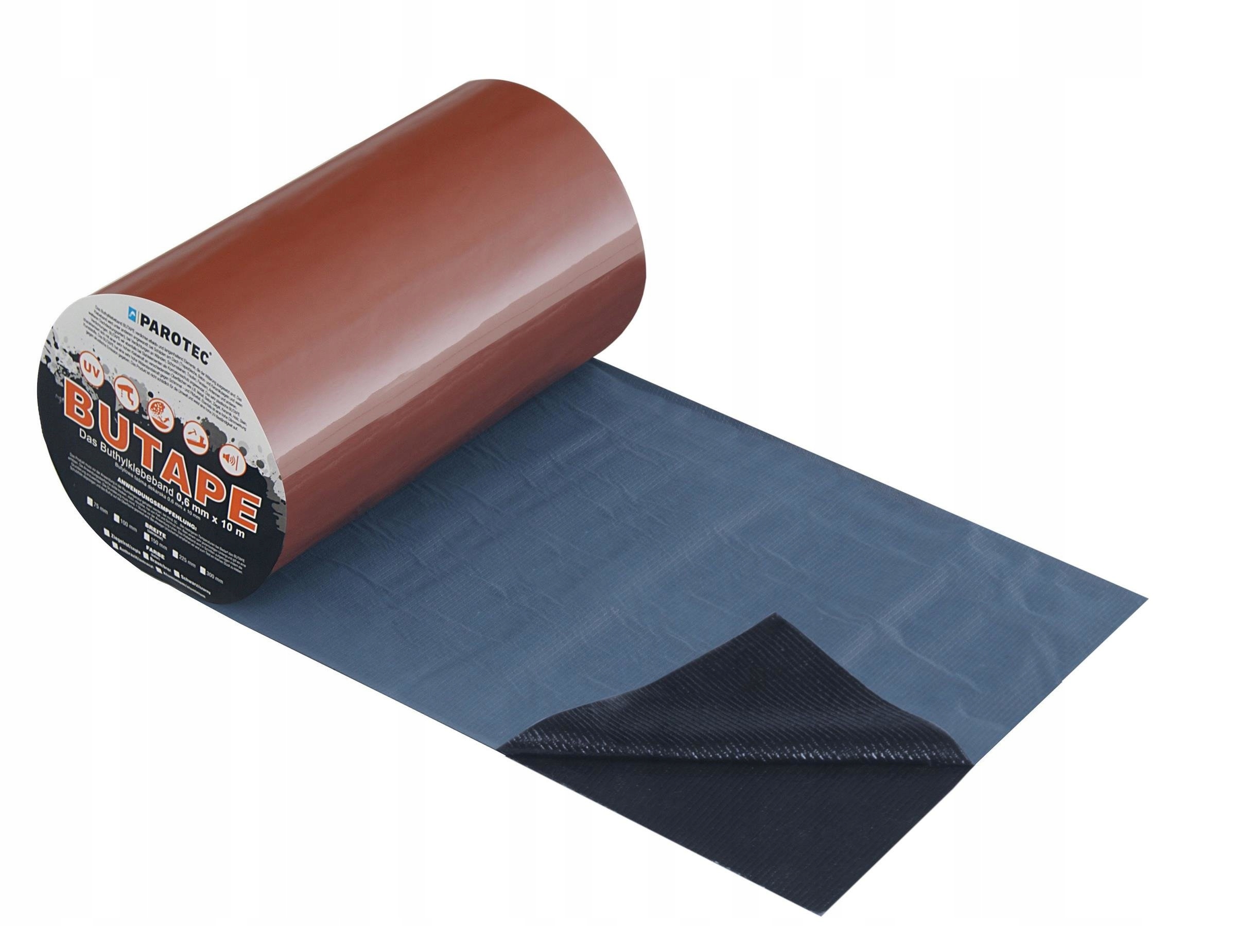 BUTAPE Taśma Butylowa Dekarska 150mm x 10mb CEGLASTA Uszczelnia Dach i Okna