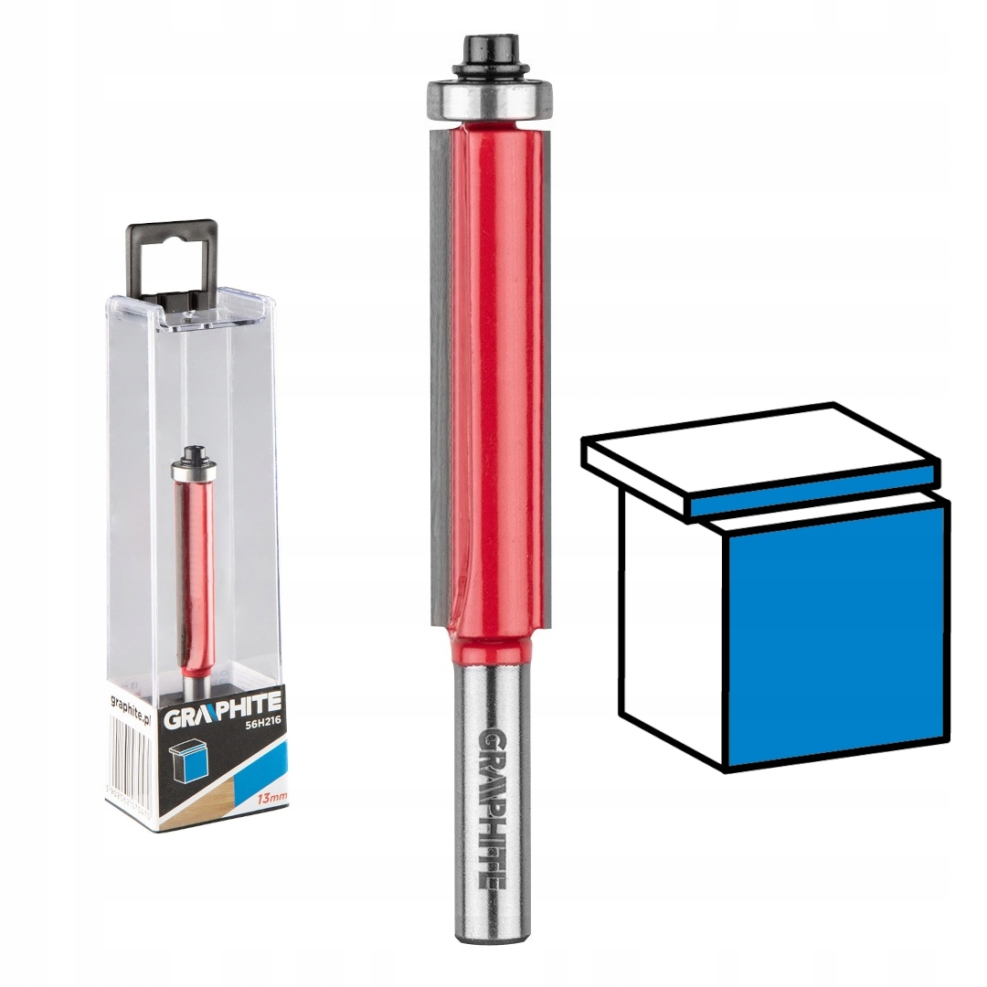 

Frez prosty z dolnym łożyskiem Hm 13 x 50 mm