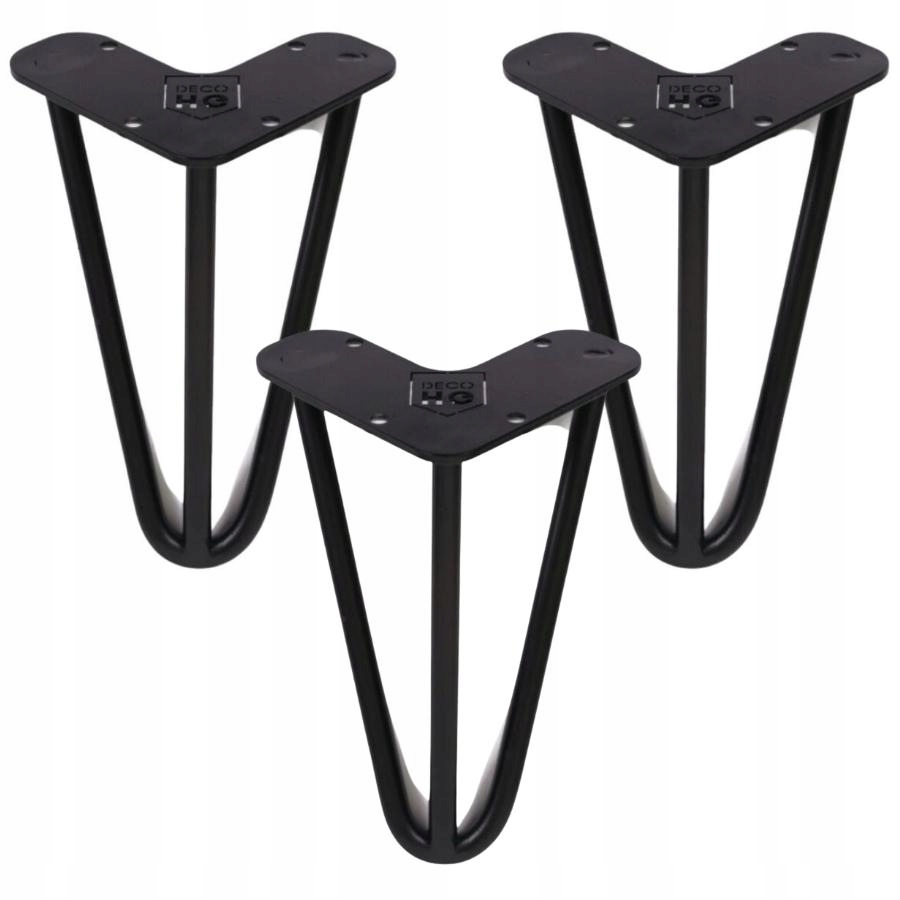 

Nogi metalowe meblowe do szafki komody 25 cm 3 szt