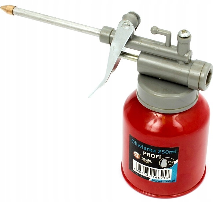 Oliwiarka z metalowym aplikatorem FILTR Sztywny aplikator 250ml