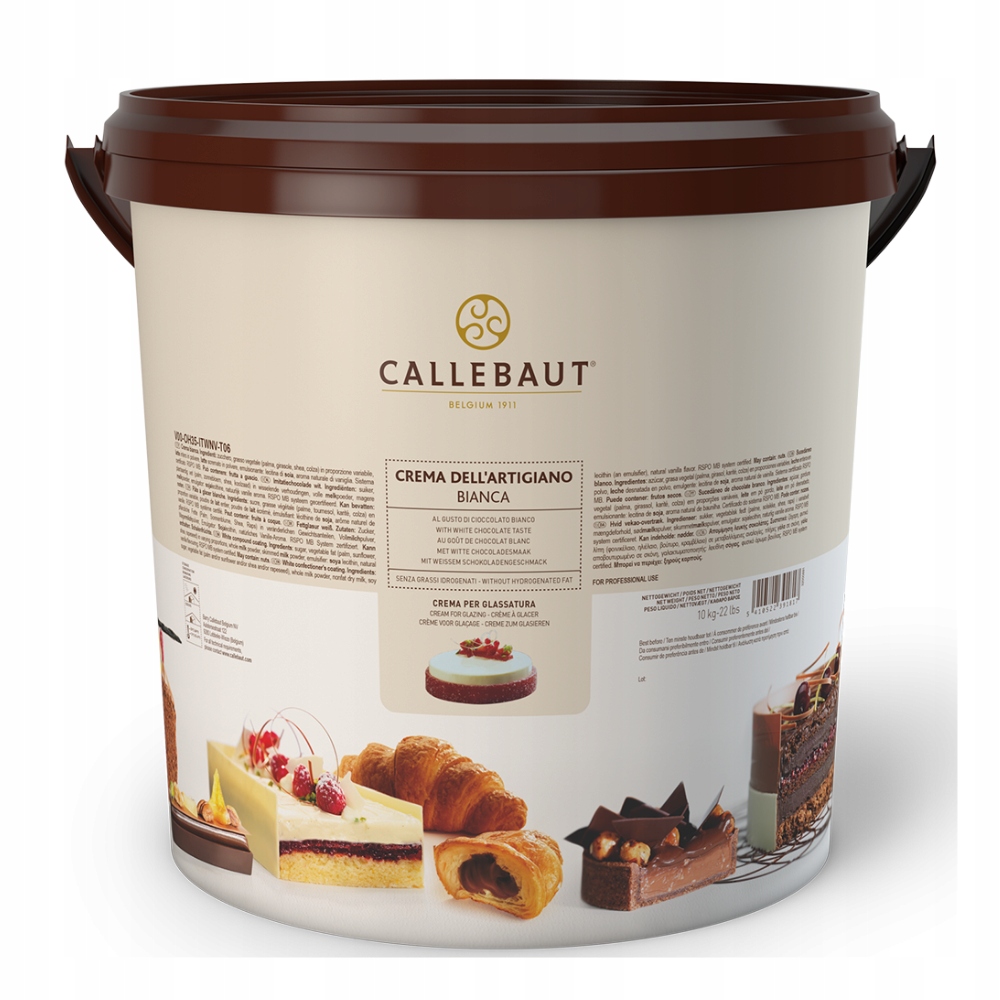 Levně Callebaut bílá poleva dell'Artigiano Bianco 10 kg