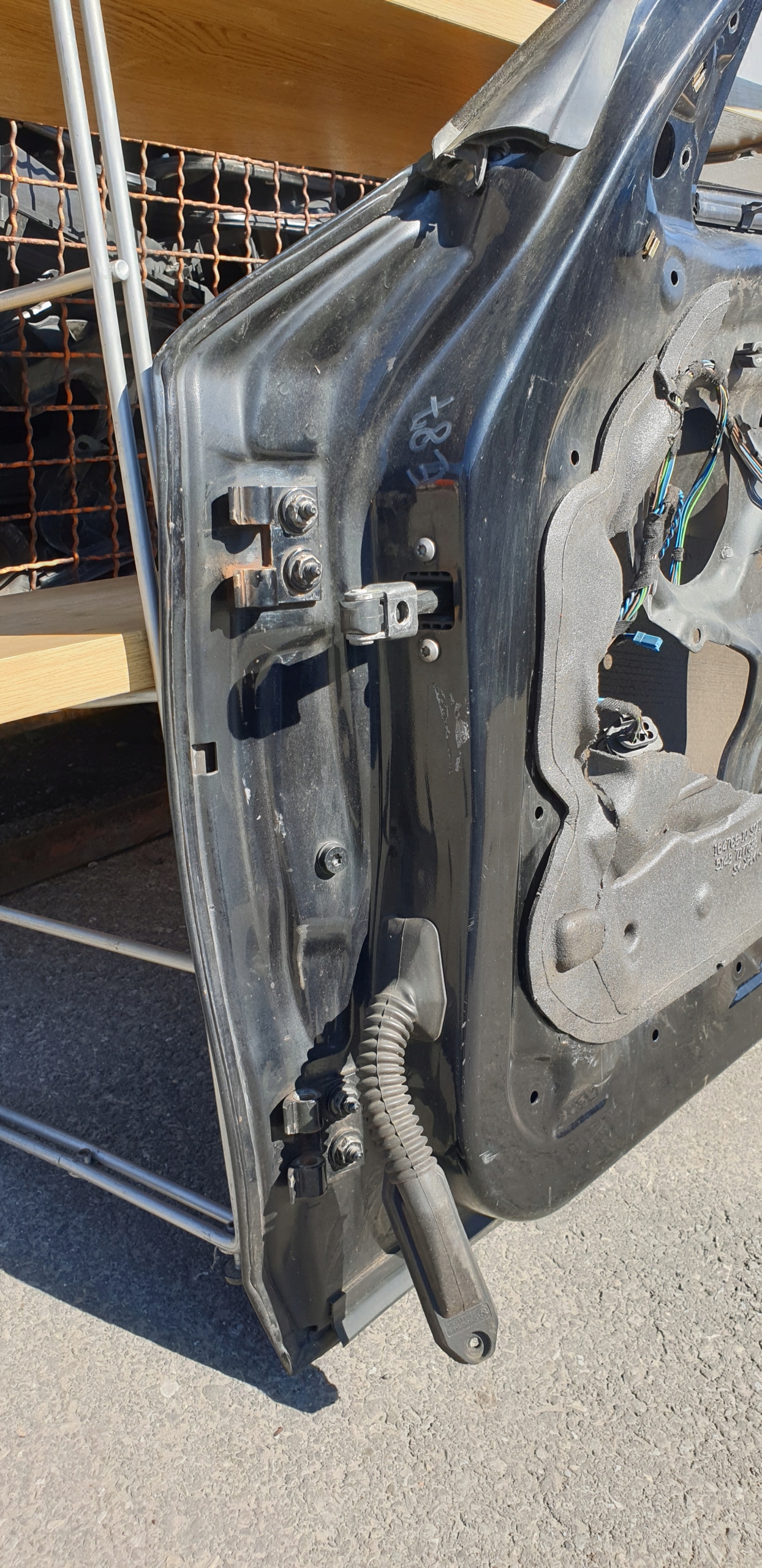 door right front unprotected BMW 1 E87 black, BLACK SAPPHIRE OE