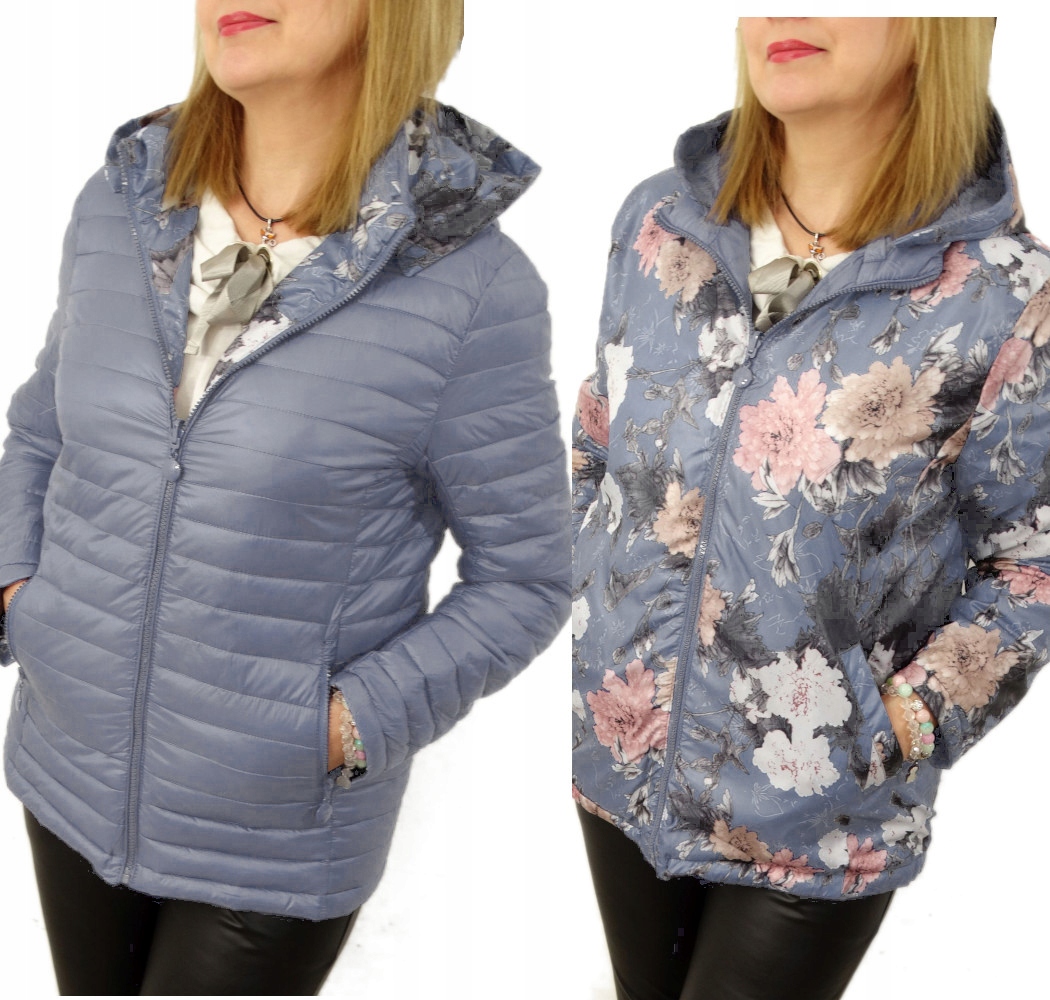 Kurtka Dwustronna Wiosenna Jesienna Alice 54 7XL
