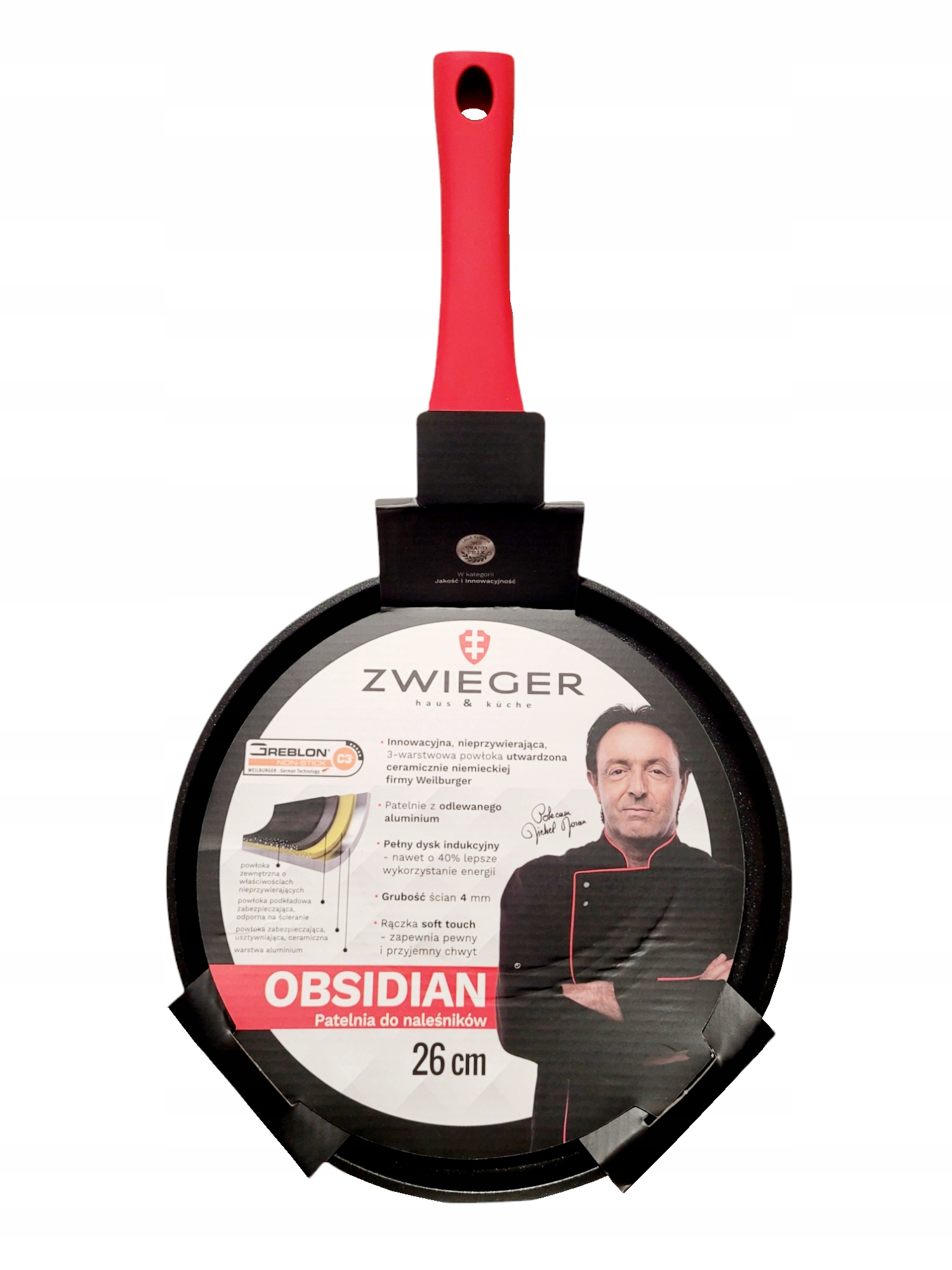 

Patelnia do naleśników Zwieger Obsidian 26 cm