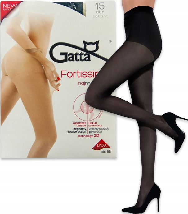 

Gatta Fortissima 15den r3 ...i oczko nie poleci