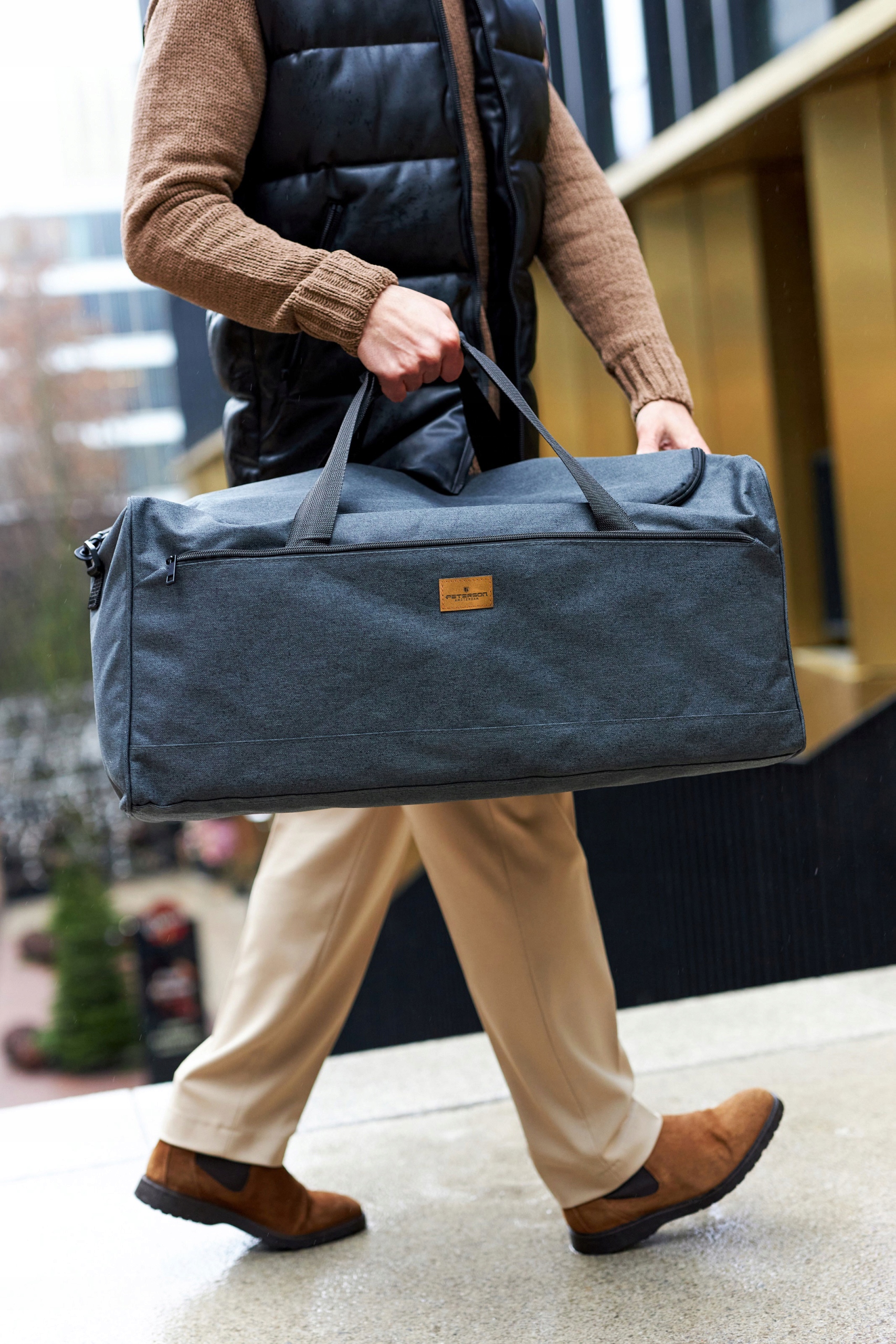 PETERSON TORBA PODRÓŻNA TURYSTYCZNA SPORTOWA BAGAŻ Model PTN TS103-T-2117 BLA