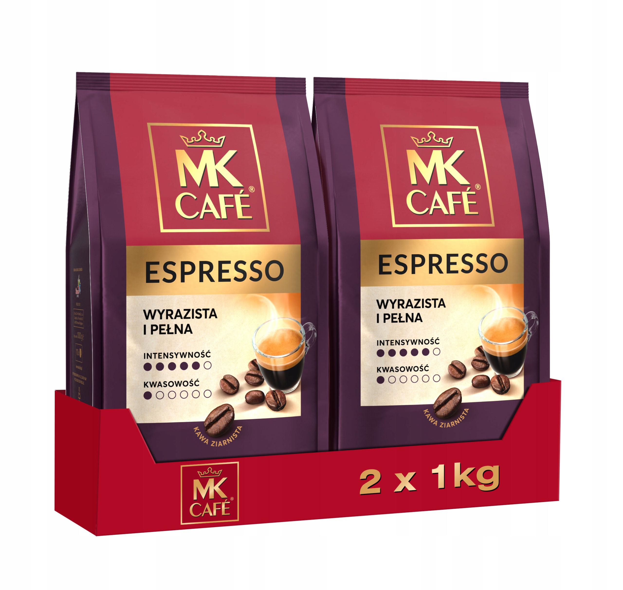 Mk Cafe Espresso kawa ziarnista 1kg x 2