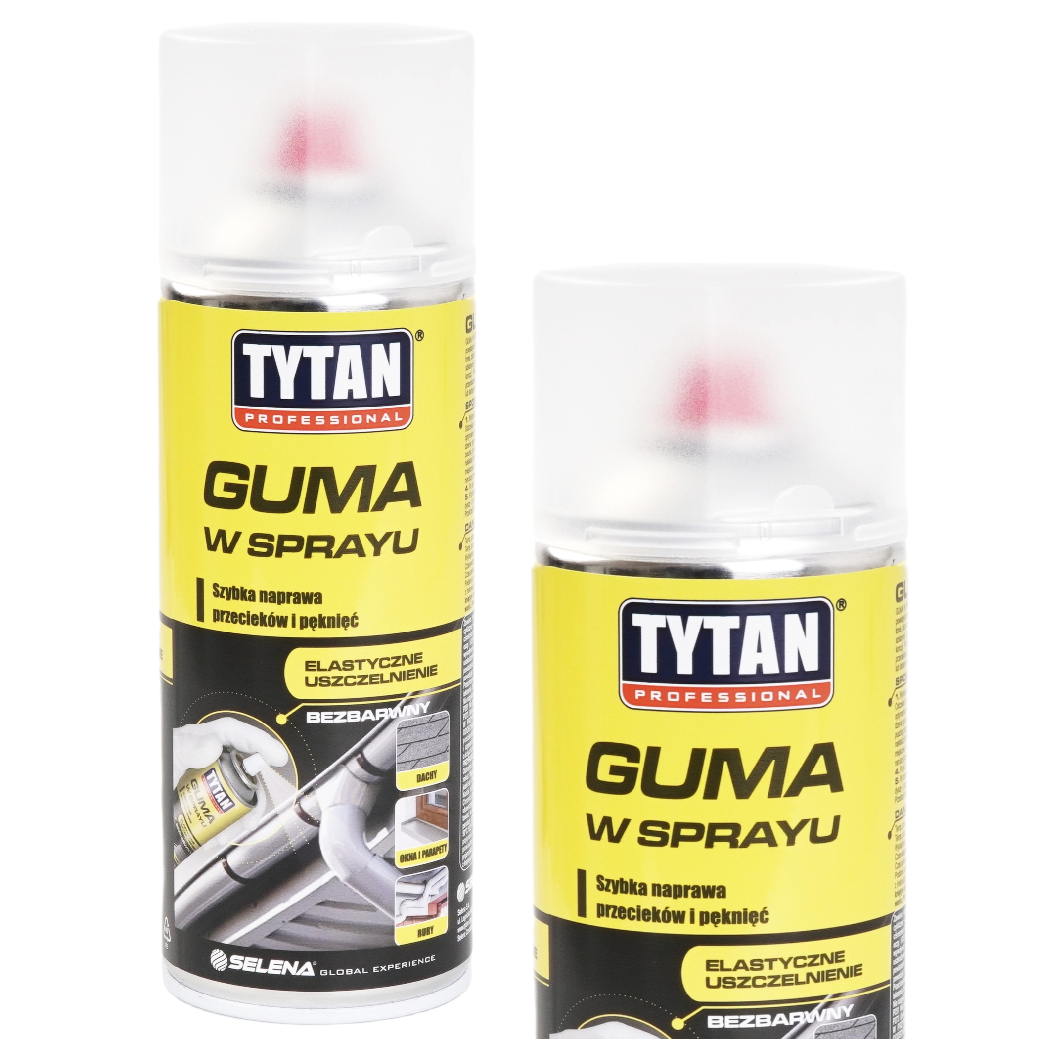 TYTAN GUMA W SPRAYU USZCZELNIAJĄCA 400ML BEZBARWNY 1SZT