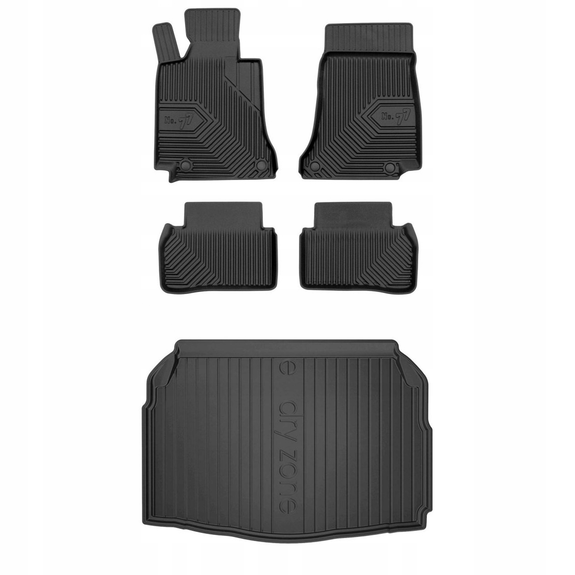 Gumová sada kobercov a rohoží Mercedes-Benz trieda C W205 2014-2021