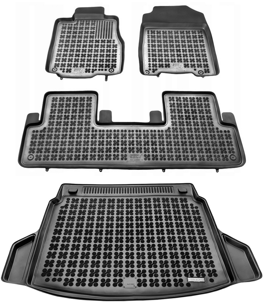 Komplet Honda Cr-v IV 12-18 Gumové rohože Podložka do batožinového priestoru