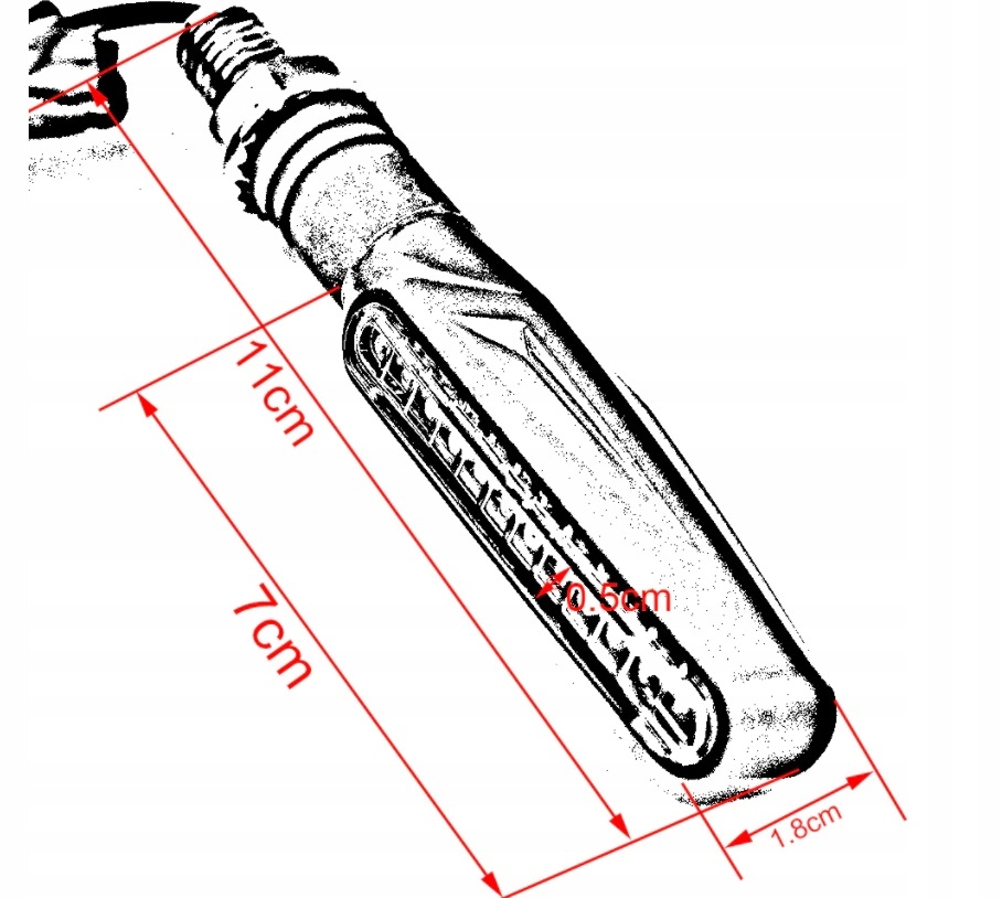Kierunkowskazy LED DYNAMICZNE Yamaha YZF R125 WR Producent inny