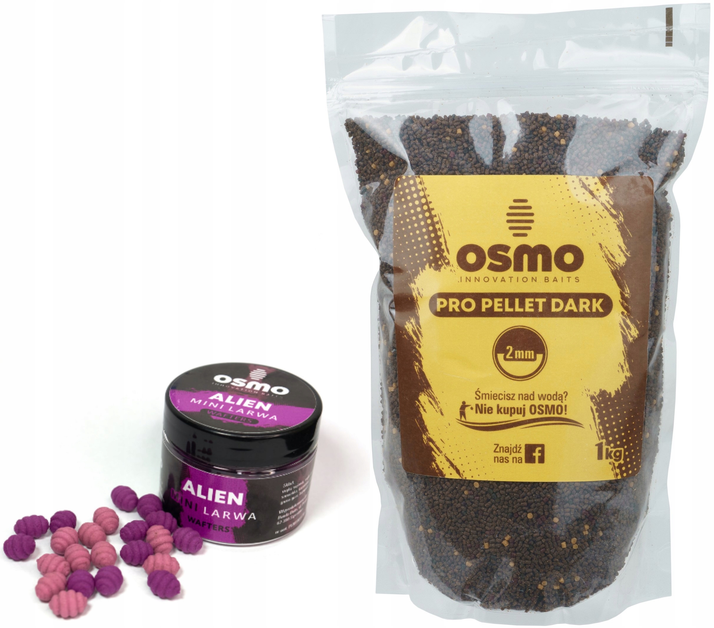 Zestaw Osmo Alien Pro Pellet Dark Method Feeder