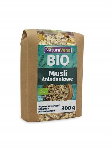 Levně 5X Snídaňové Musli Bio 300 g Naturavena