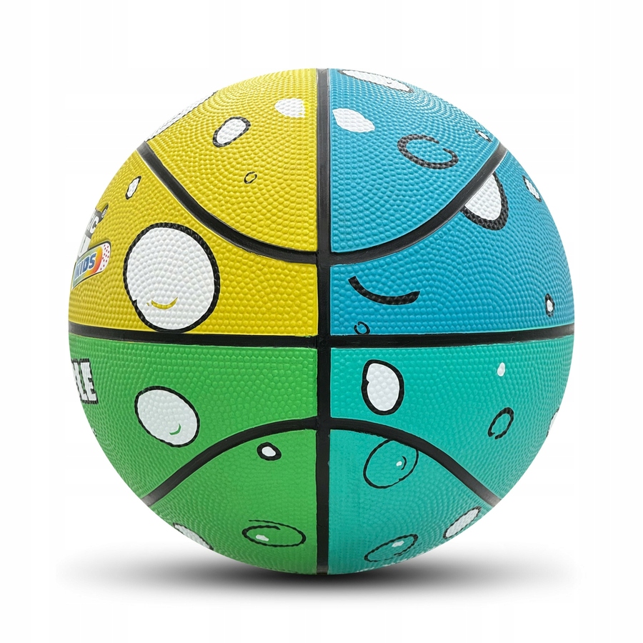 Piłka Do Koszykówki Kosza Treningowa Rekreacyjna Kolorowa r. 4 MAJESTIC Przeznaczenie na halę