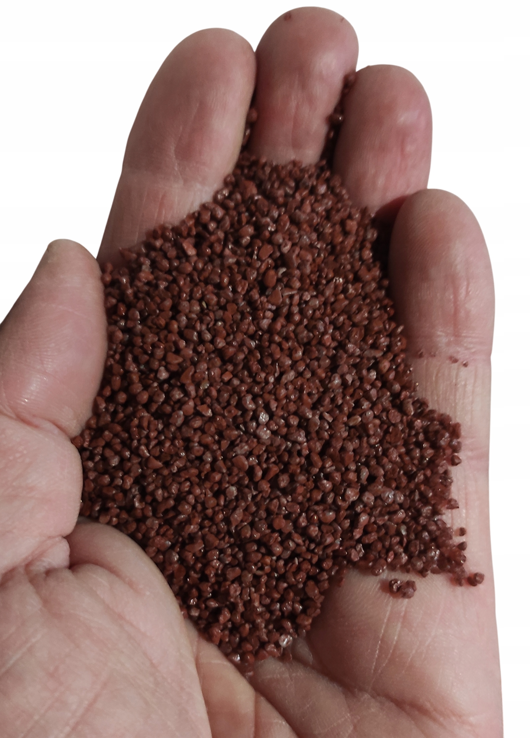 Svetlohnedý Piesok Ozdobný Piesok V Pohári 0,8-1,2 MM 0,5 Kg
