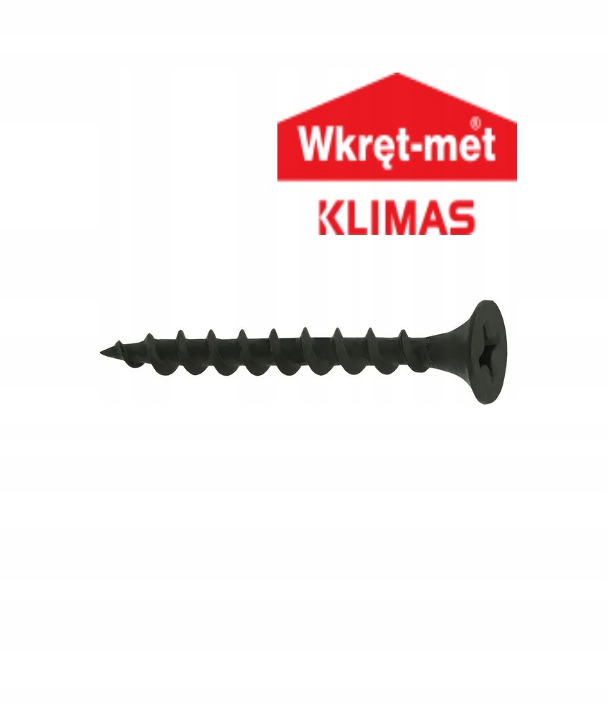 

Wkręty Czarne Karton Gips Drewno Płyt 4,2 X 70 1KG