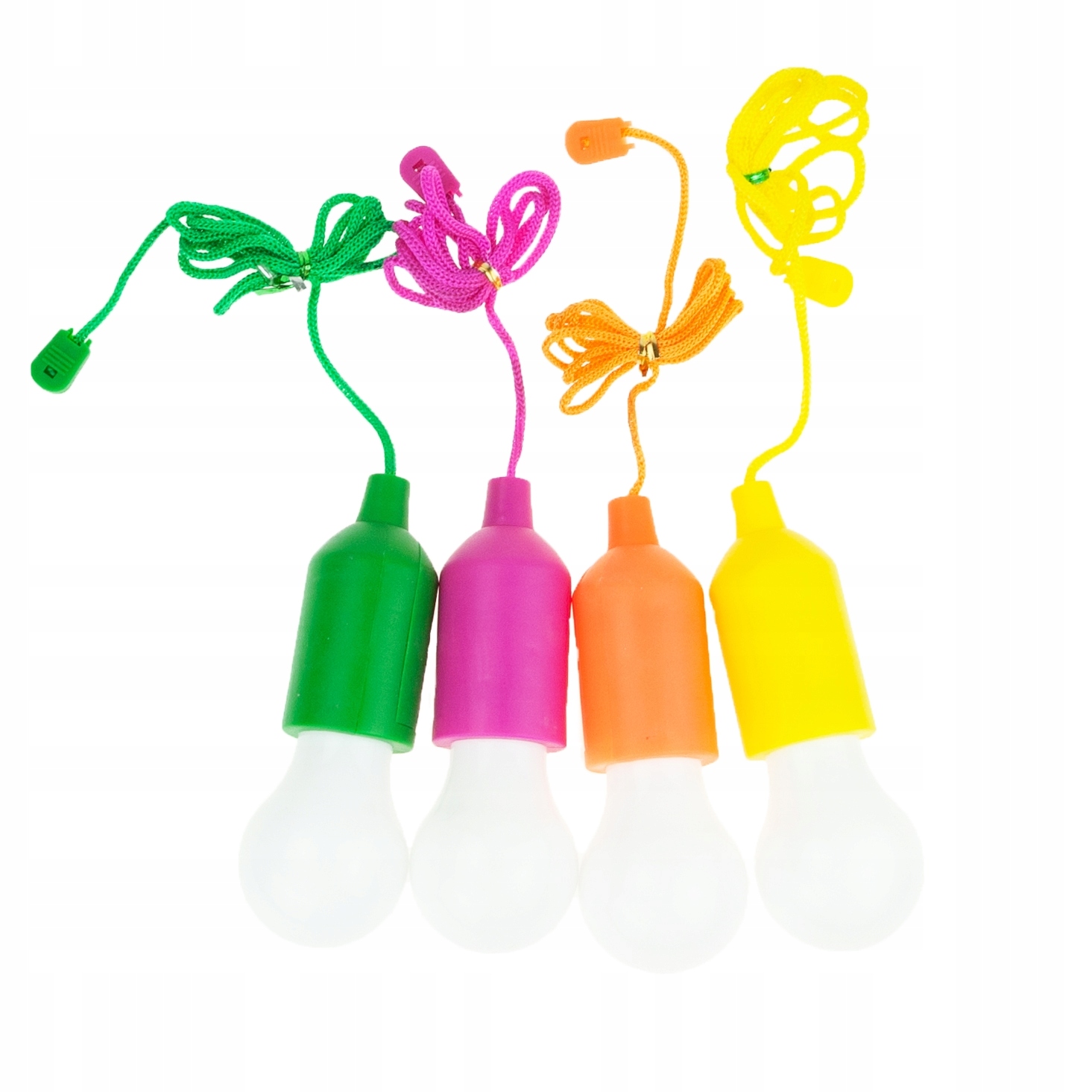 LAMPKI LED na SZNURKU BATERIE KOLOROWE ŻARÓWKA 4SZT ŻARÓWKI przenośne 4szt Kod producenta M14159