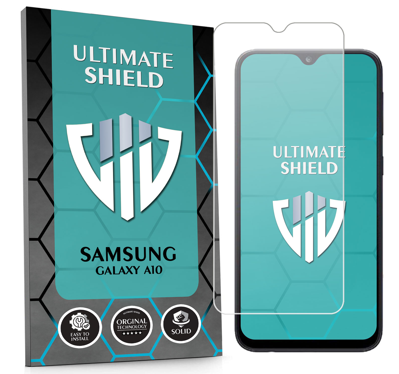 Sklo 3x Displej 7x Fotoaparát Rychlý Objektiv Pro Samsung Galaxy A10