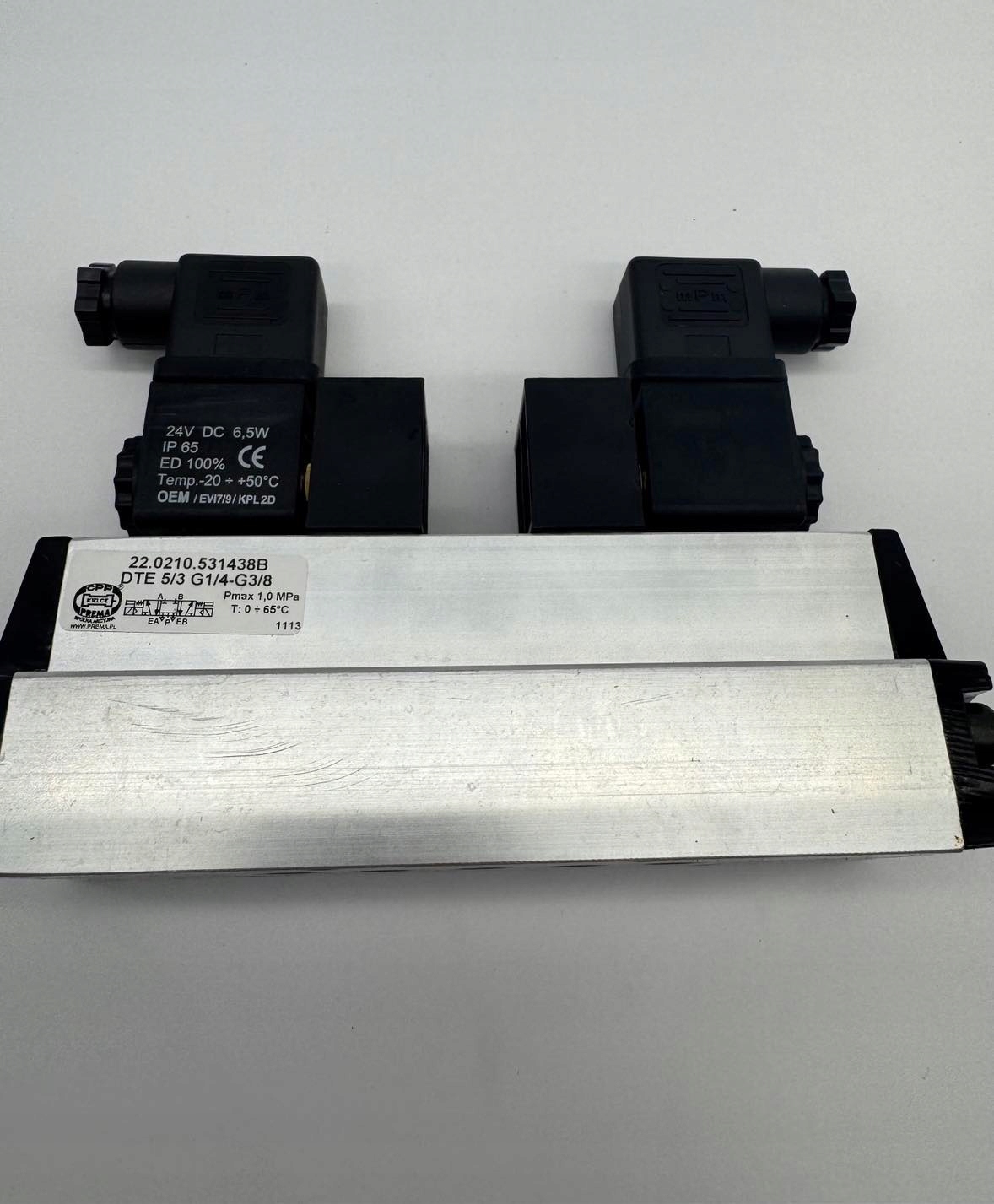 Ventil Dte 5/3 G1/4-G 3/8