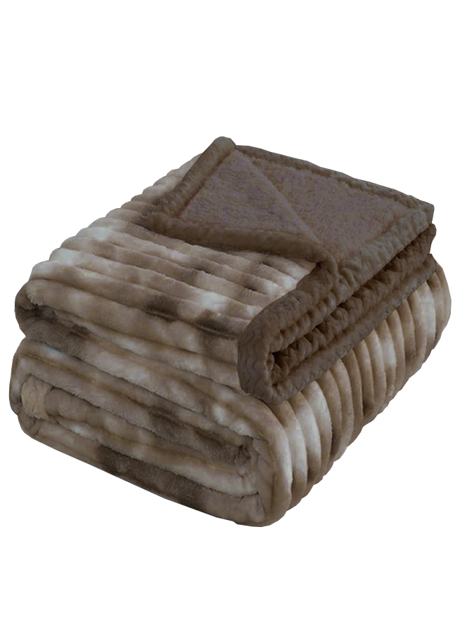 Mikroplyšová deka ovečka/beránek 160x200cm Mourek latté