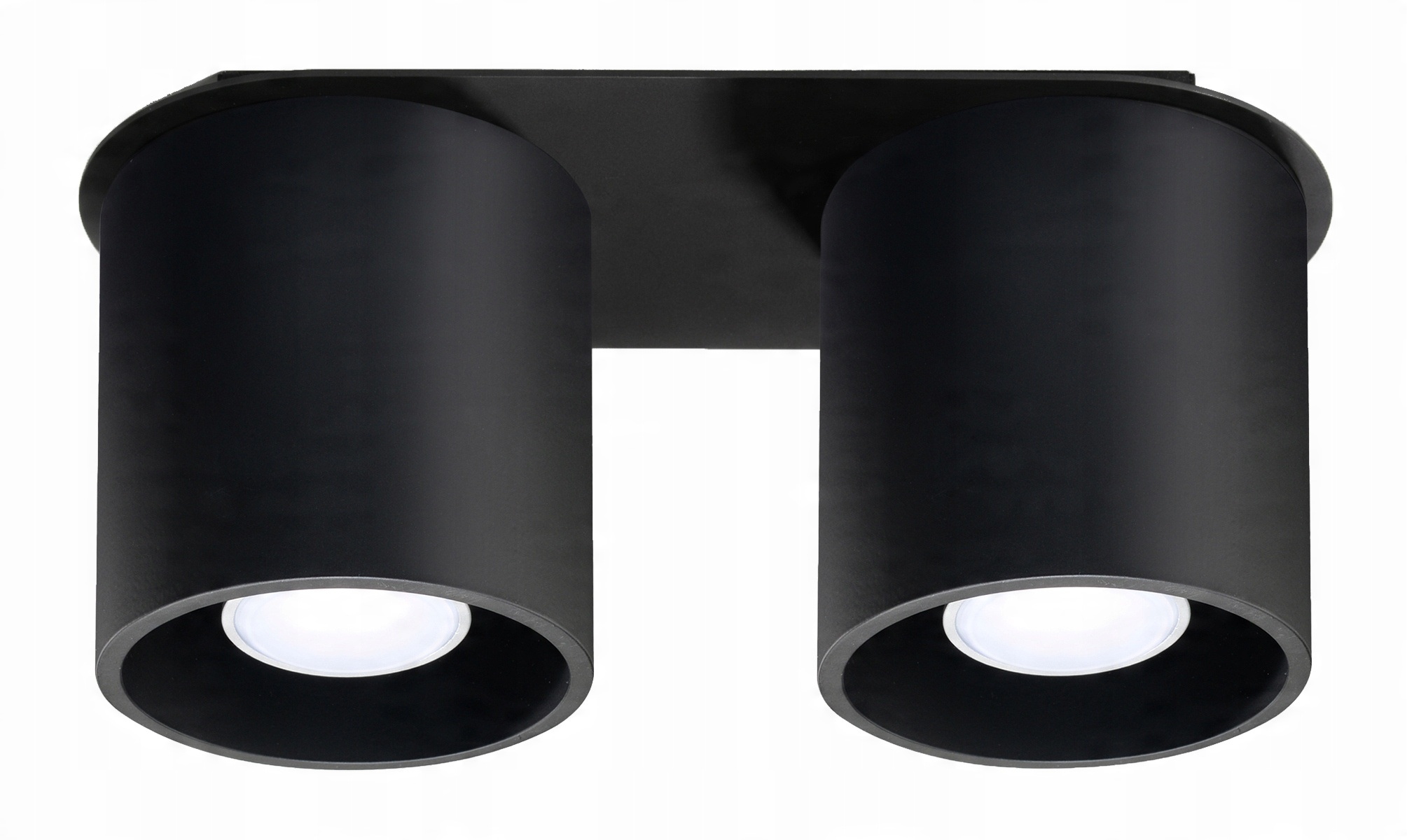 

Plafon Gaja 2 Czarna Lampa Sufitowa Oświetlenie