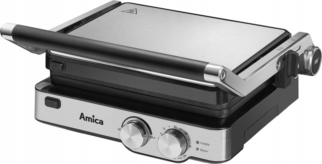 Elektrický gril Amica GK4011 2000W Kontaktní Nepřilnavý povrch