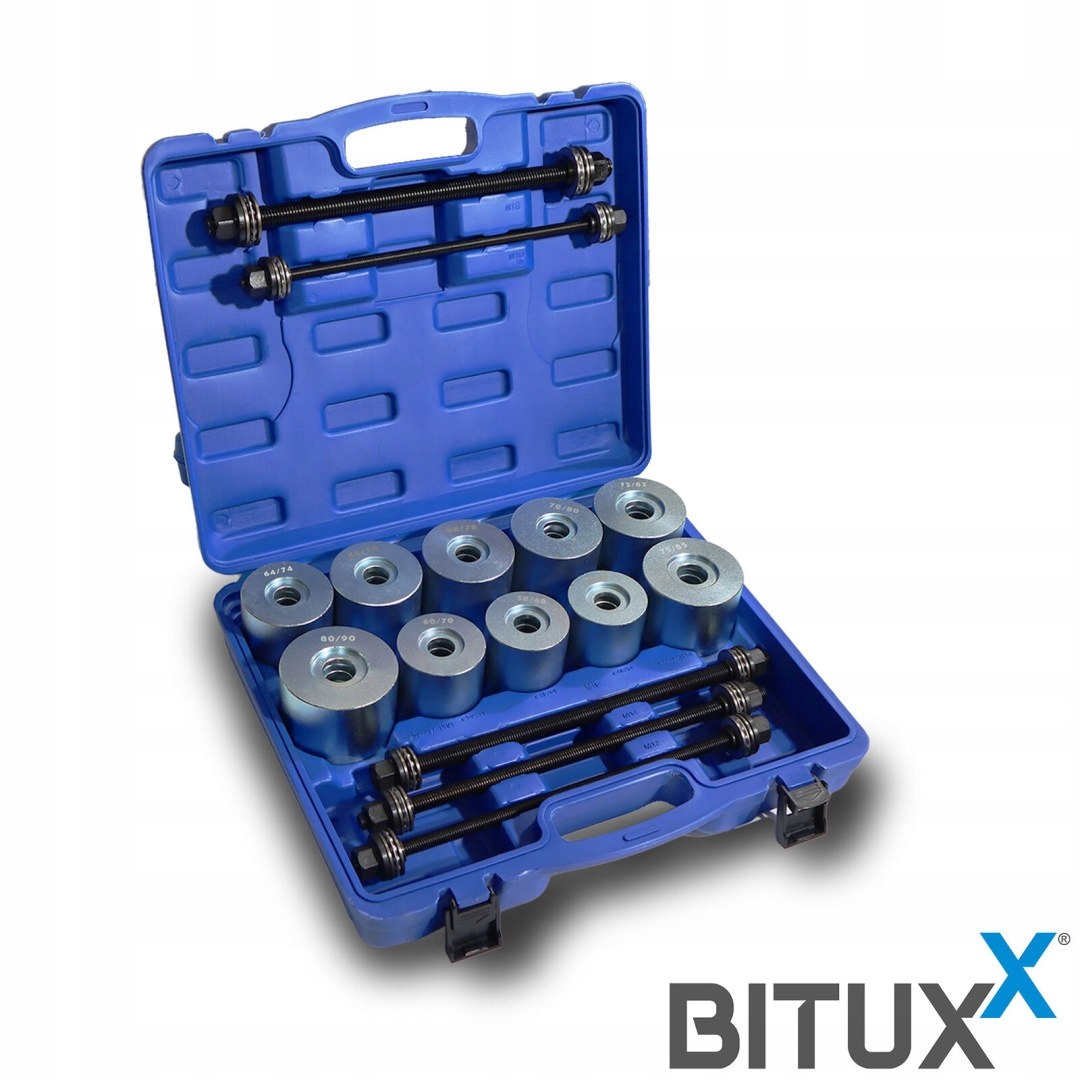 Bituxx 27-dielna sada náradia pre silentblockové puzdrá pre profesionálov