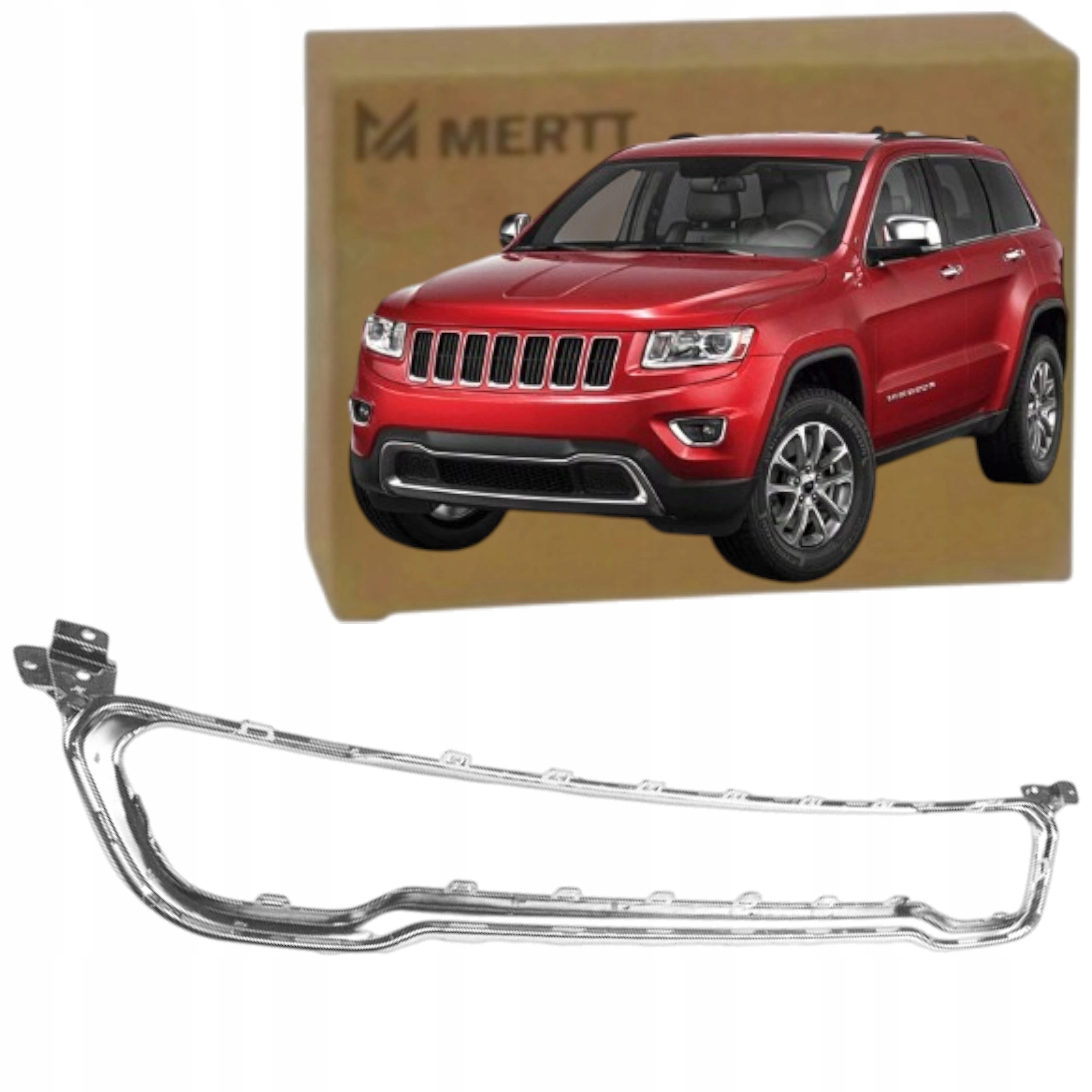 Před Liftingem Rámeček Grilu Chrom 68203230AB Jeep Cherokee V Kl 2014-2018