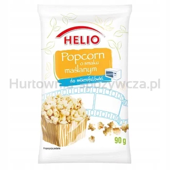 Helio Popcorn do mikrovlnné trouby s máslovou příchutí 90 g