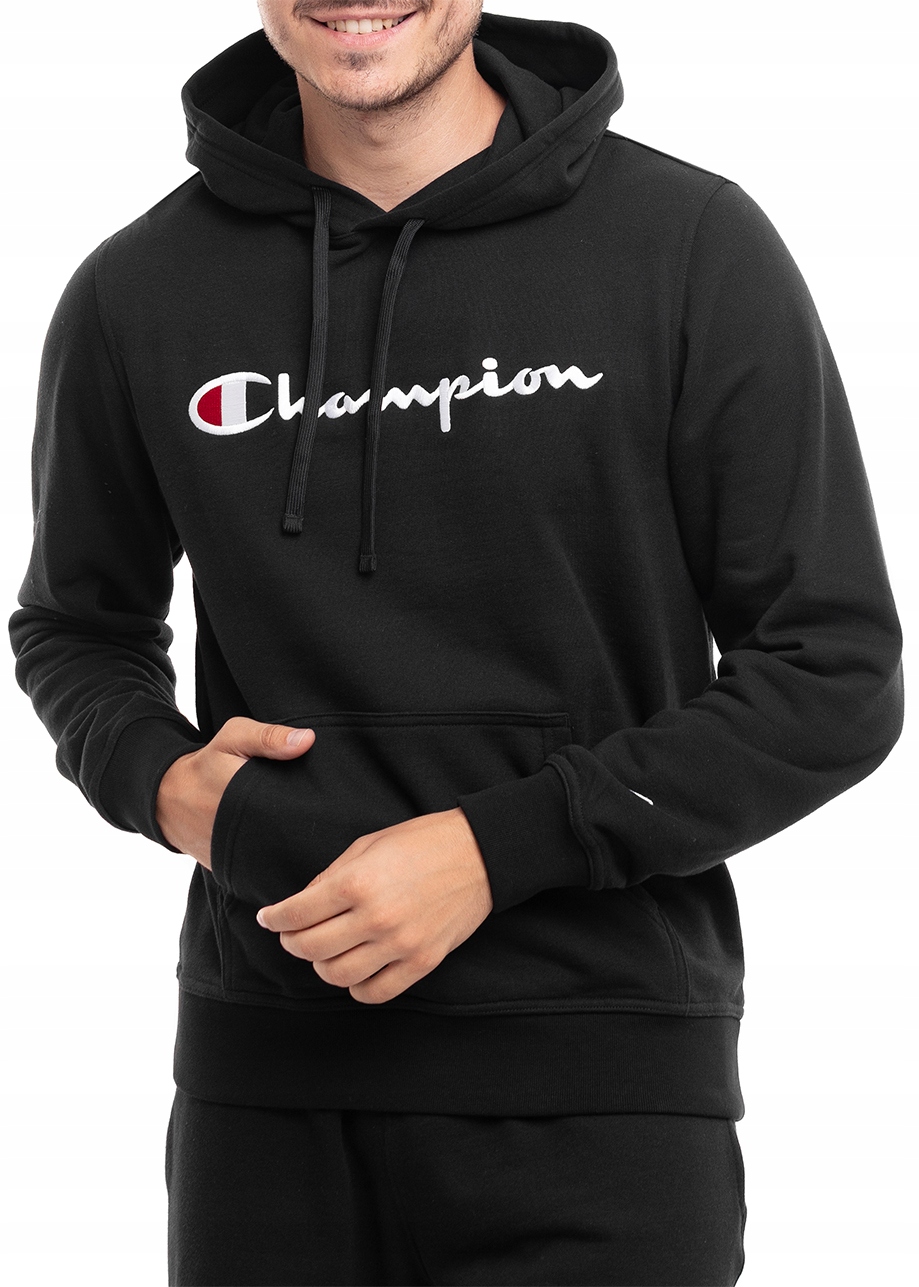 Pánská Mikina S Kapucí Champion Sportovní tréninková bavlněná mikina s kapucí L