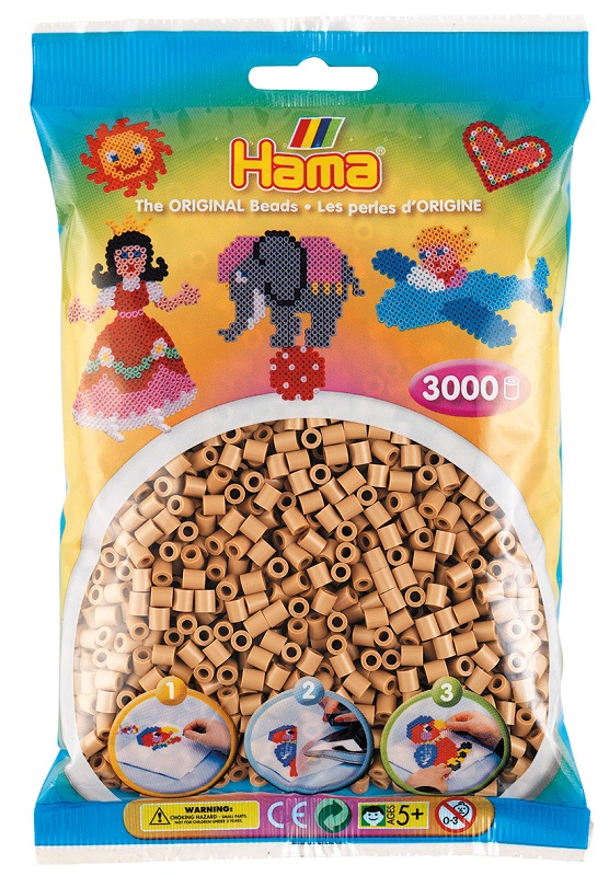 

Koraliki Hama MIDI 3000 Koralików 201-75 Dębowy