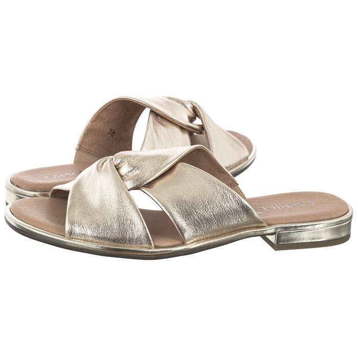 Dámské kožené boty Nazouváky Caprice 9-27100-20 959