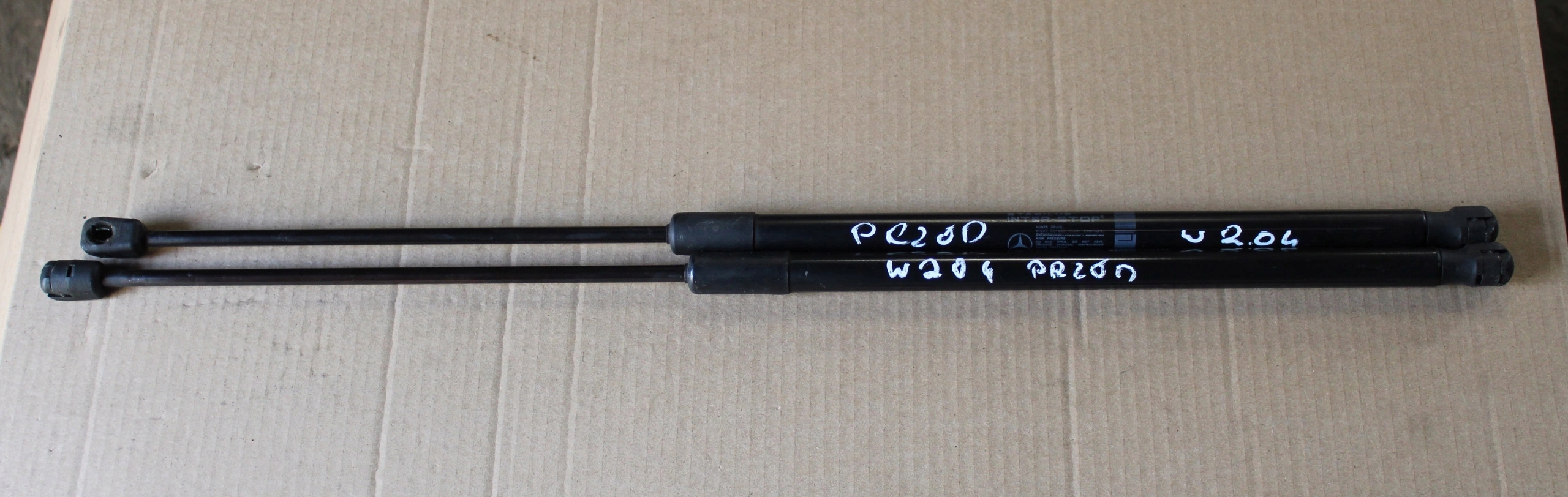 SIŁOWNIK TELESKOP MASKI KOMPLET MERCEDES W204 A2049800964