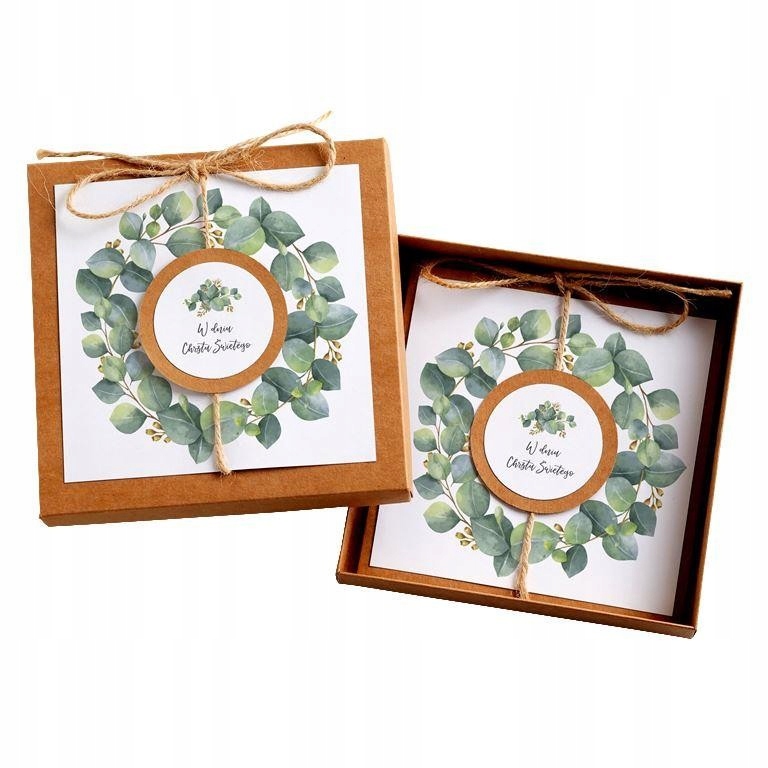 

Kartka na Chrzest Święty w Pudełku Pamiątka Chrztu