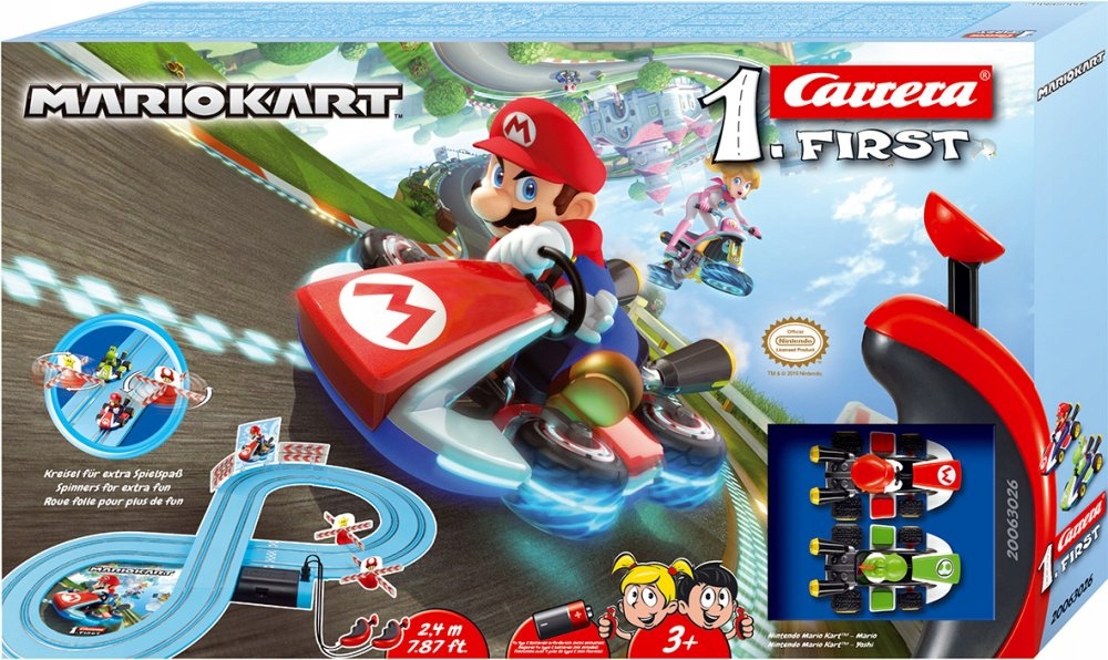 

Carrera First Nintendo Mario Kart Yoshi 2.4m Tor