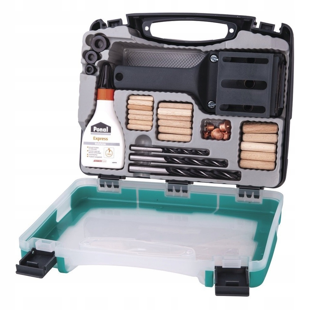 Sada Pro Kolíkové Spojování Kolíků Ze Dřeva Wolfcraft 6/8/10 MM 78 Ks